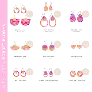 Alex Mason Sorbet Blooms Pack Earring