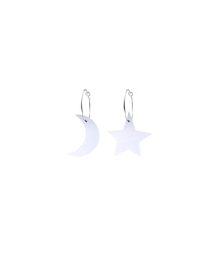 Signature Stars and Moons Hoop Earrings