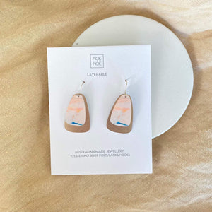 Kiasmin Layered Summit Drop Earrings