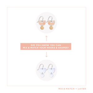 Kiasmin 2 Sunset Chalice Drop Earrings