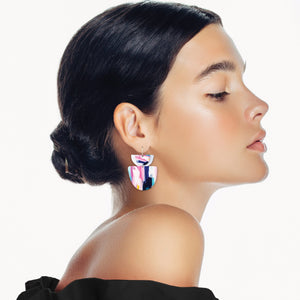 Maggi McDonald Pop Layered Double Bell Drop Earrings