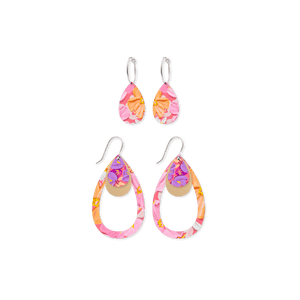 Alex Mason Sorbet Blooms Trinity Tear Pack Earring