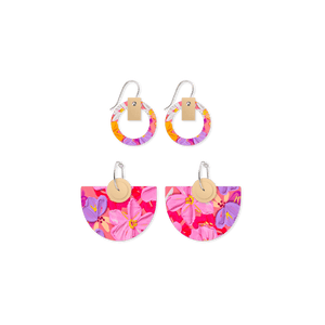 Alex Mason Sorbet Blooms Bell Halo Pack Earring