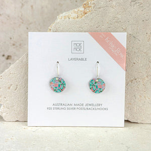 Kelsie Rose Petals Small Circle Drop Earrings