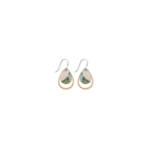 Kiasmin 2 Aura Layered Iconic Outline Drop Earrings