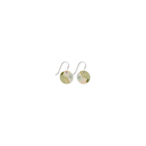 Kiasmin 2 Aura Small Circle Drop Earrings