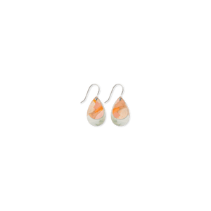 Kiasmin 2 Sunset Double Tear Drop Earrings