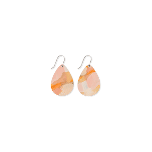 Kiasmin 2 Sunset Iconic Tear Drop Earrings