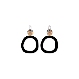 LUXE Ahoy Kiss Organic Circle Hoop Earring