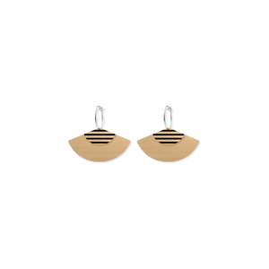 LUXE Ahoy Layered Fan Hoop Earring