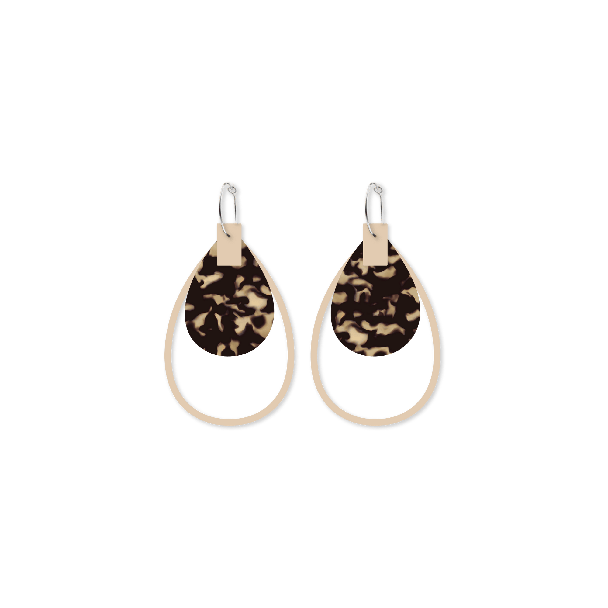 LUXE Moda Bar Tears Stack Earring