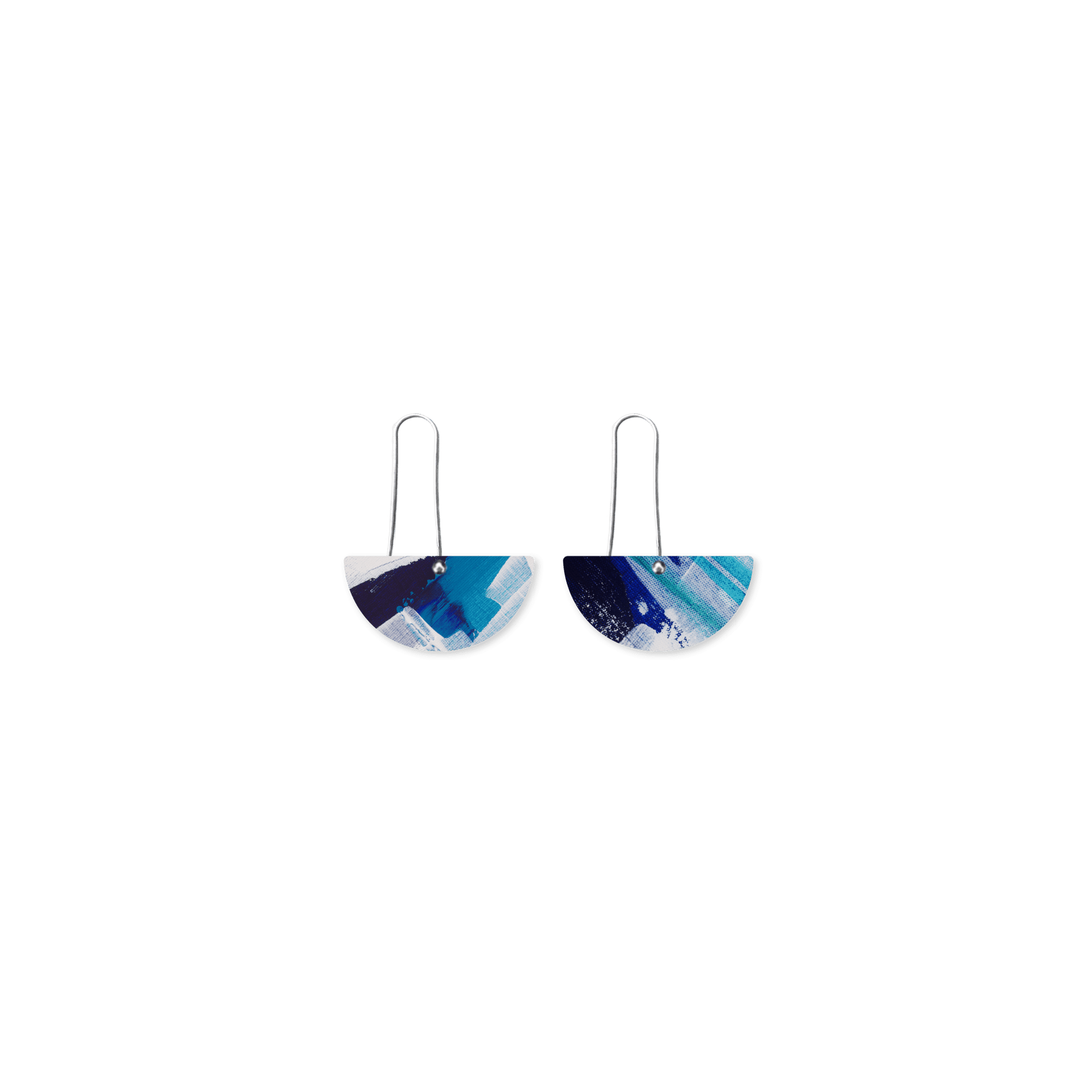 Maggi McDonald Enid Medium Moon Long Drop Earrings