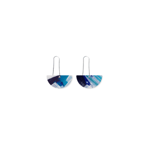 Maggi McDonald Enid Medium Moon Long Drop Earrings