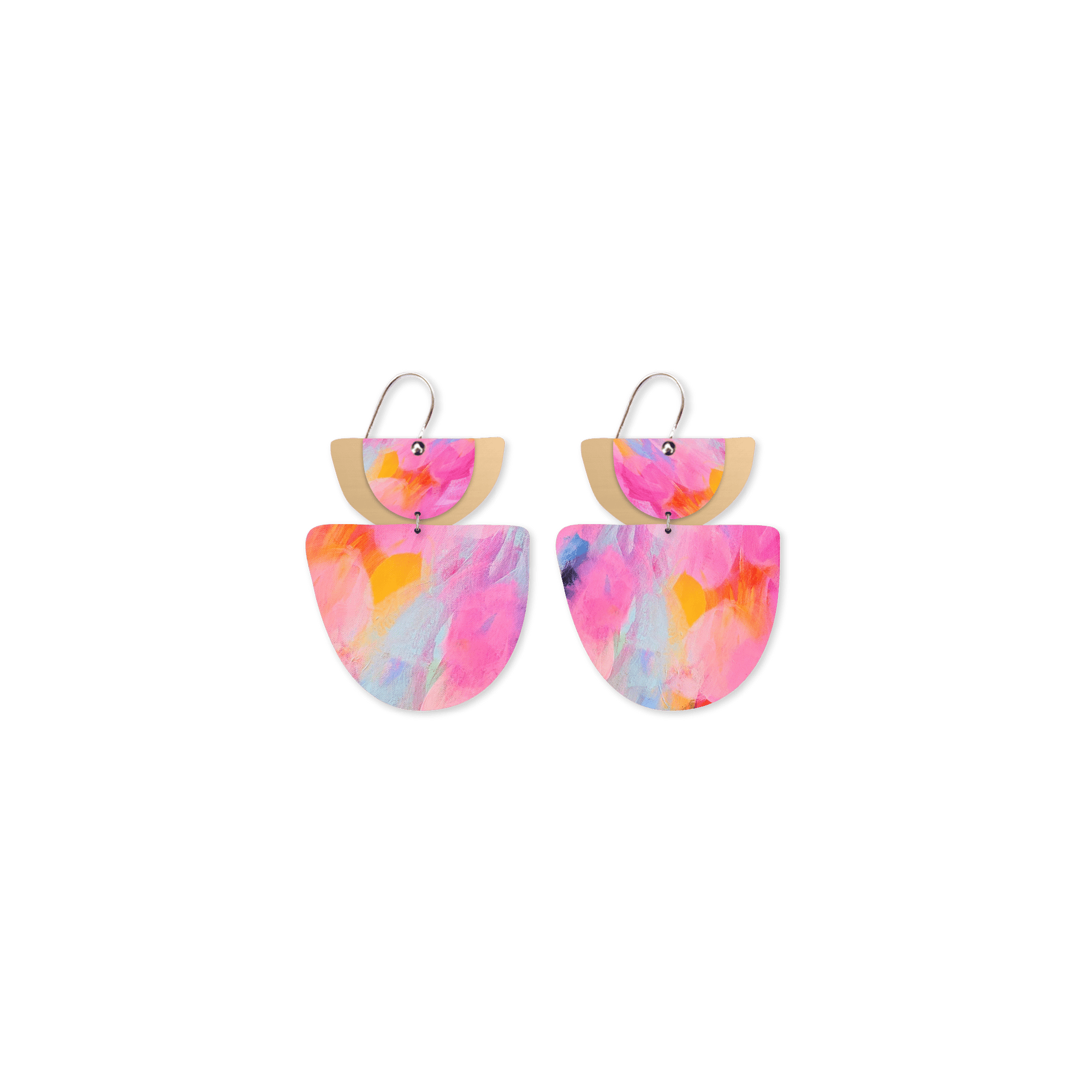 Maggi McDonald Maggi Layered Double Bell Drop Earrings