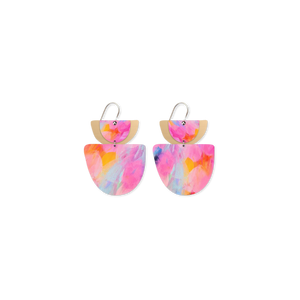 Maggi McDonald Maggi Layered Double Bell Drop Earrings