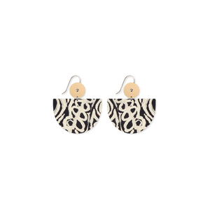 Murdie Morris Wild Dog Large Bell Circle Drop Earrings