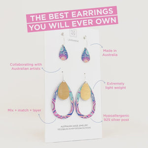 Murdie Morris Storytelling Trinity Tear Pack Earrings