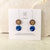 Museums of History NSW Ceramic Dio Circle Long Drop Earrings