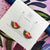 Kirsten Katz Flora Layered Small Moon Long Drop Earrings