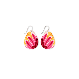 Kirsten Katz Flora Iconic Tear Drop Earrings